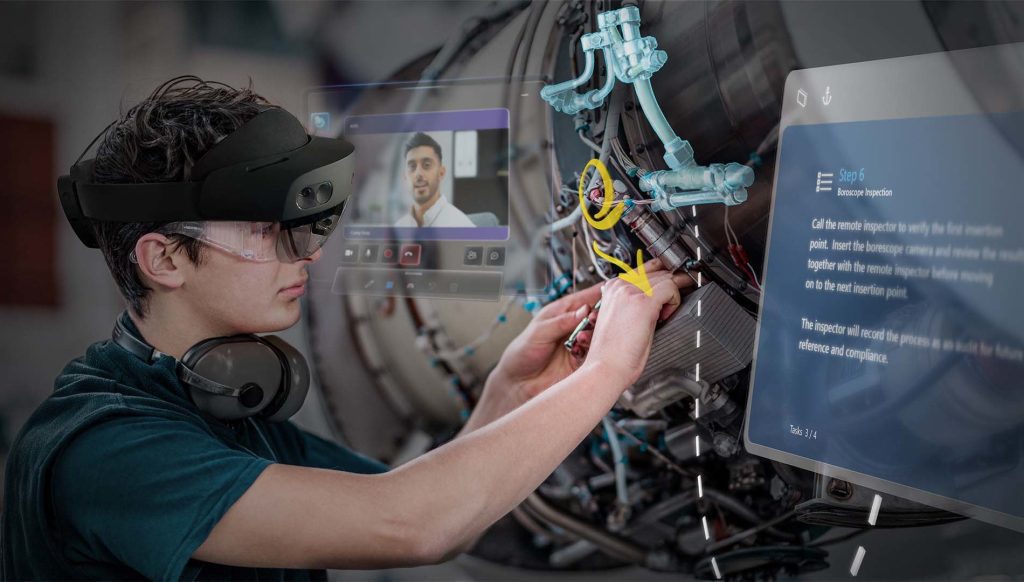 HoloLens 2 aporta nuevas herramientas de colaboración inmersiva a los clientes del metaverso industrial