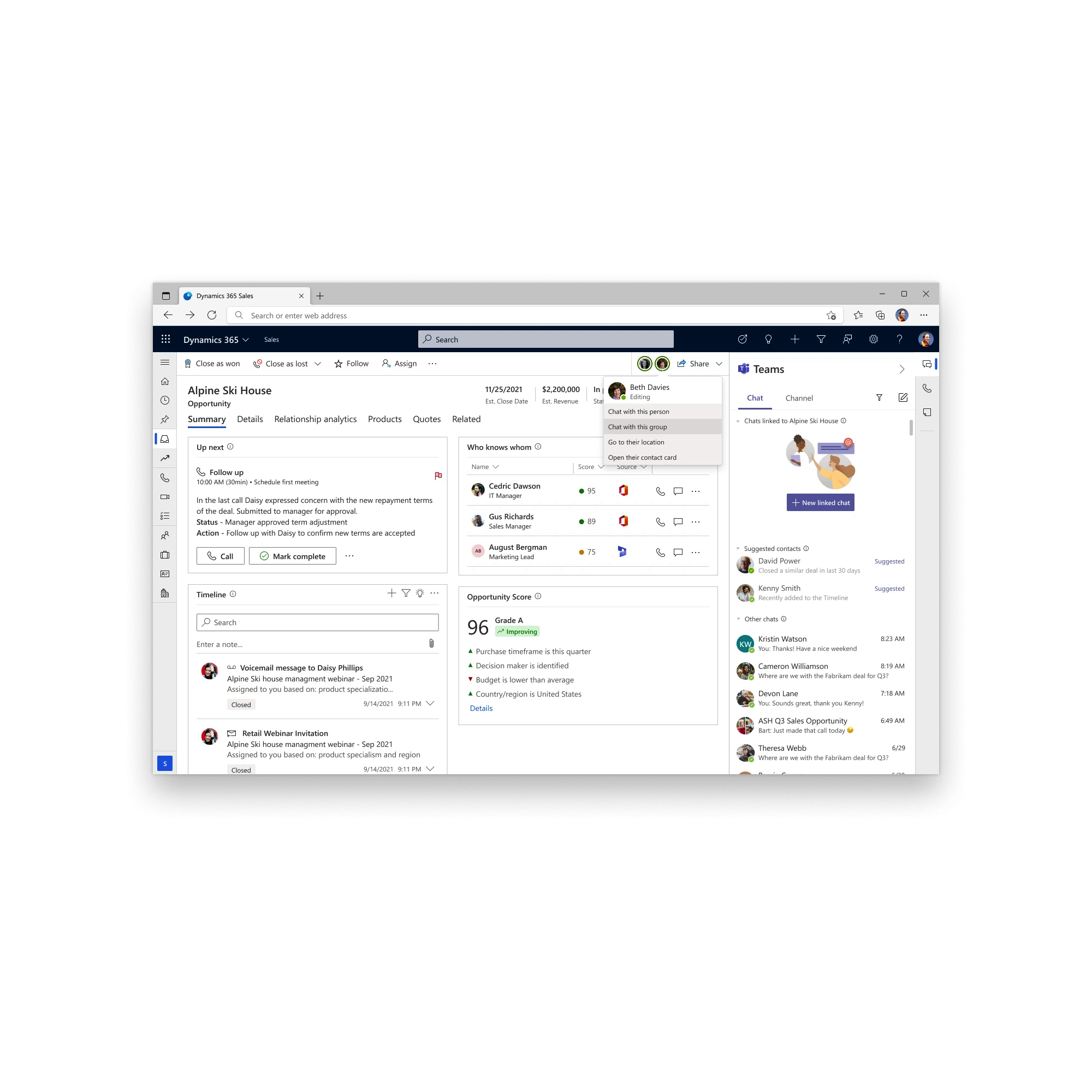 Context IQ, Dynamics 365 Microsoft 365