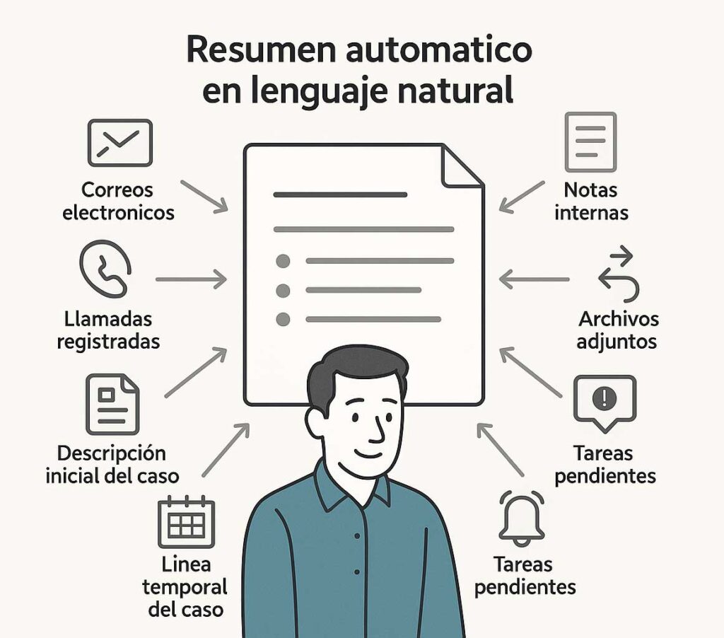 Resolución de incidencias con clientes en Business Central: resúmenes inteligentes de incidencias complejas