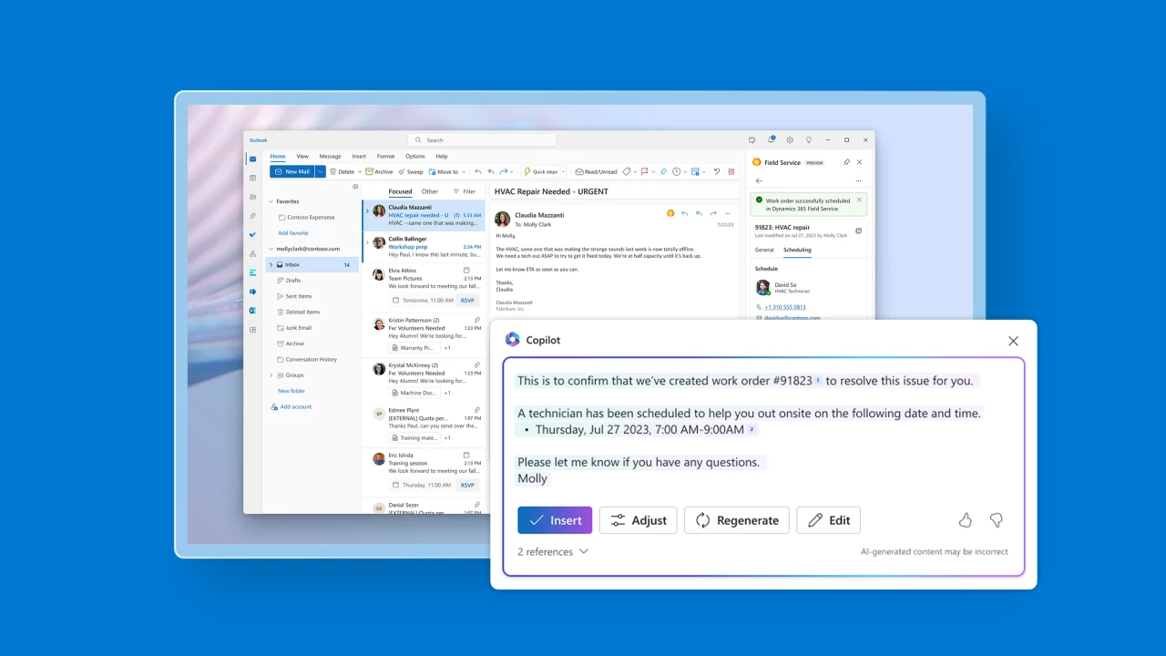 Copilot en Microsoft Field Services
