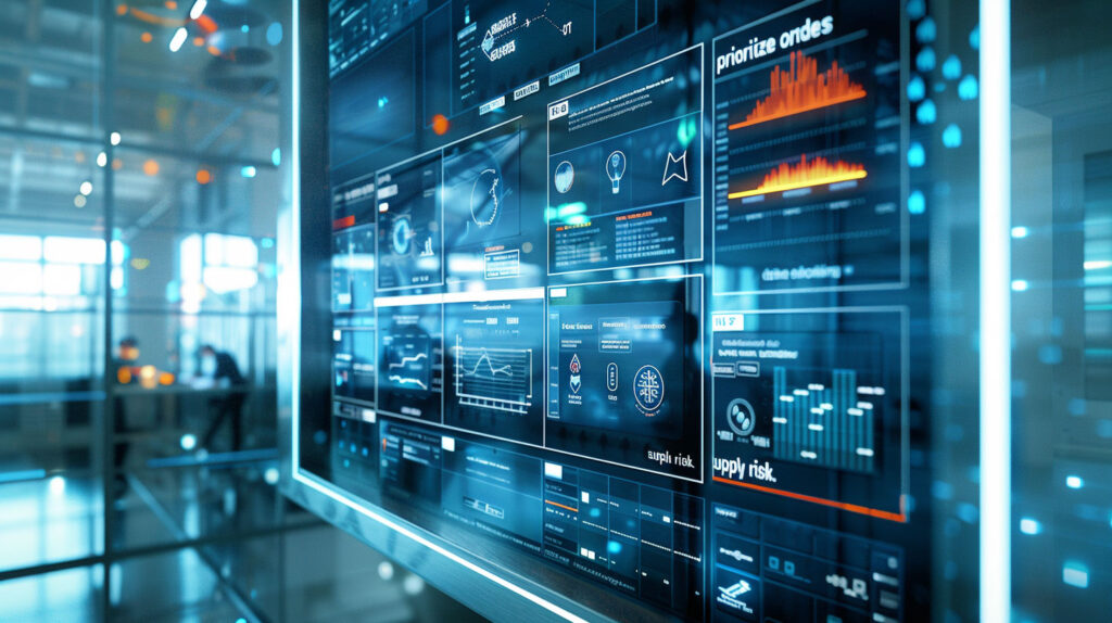 Panel de control con copilote para operaciones y finanzas